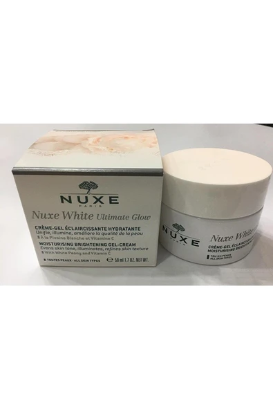 NUXE WHİTE ULTİMATE GLOW NEMLENDİRİCİ VE AYDINLATICI C VİTAMİNLİ JEL KREM 50 ML