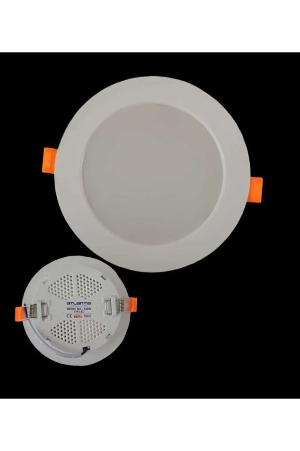 ATLANTİS 8W SIVA ALTI PANEL LED BEYAZ (6W UYUMLU) İÇ ÇAP 10CM DIŞ ÇAP 13CM SOĞUTUCULU 640 LÜMEN ürün görseli