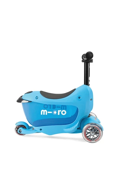 Micro Micro Mini2go Deluxe Plus 3 Tekerlekli Scooter Blue