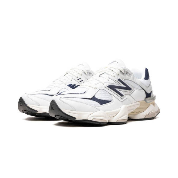 New Balance 9060 Unisex Spor Ayakkabı White Navy ürün görseli 1