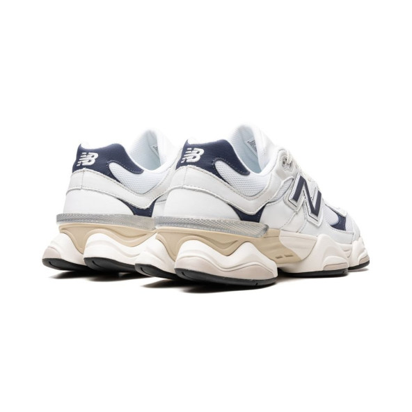 New Balance 9060 Unisex Spor Ayakkabı White Navy - 4