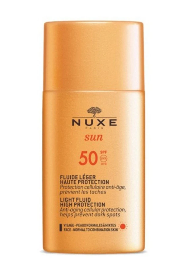 Nuxe Sun Light Fluid High Protection Spf50 50 Ml