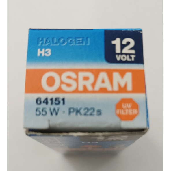 Osram H3 Halojen Sis Lambası Ampulü 64151 - 3
