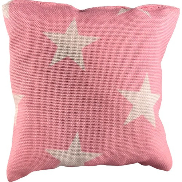 Amon Catnipli Yastık Yıldız Pembe 10X10 cm (Catnip Pillow) - 2