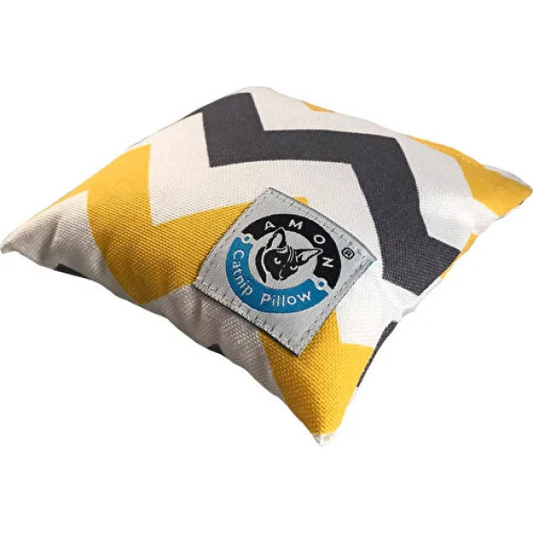 Amon Catnipli Yastık Geometri Desenli 10X10 cm (Catnip Pillow)
