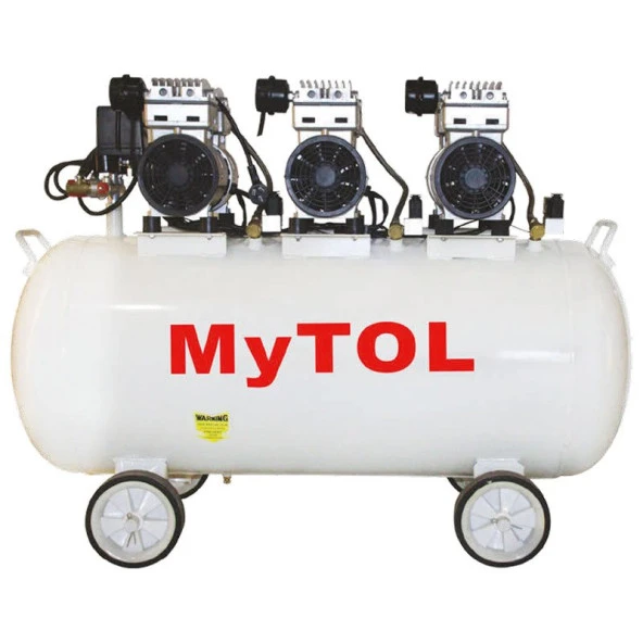 MYTOL Yağsız Sessiz Kompresör 100 Litre