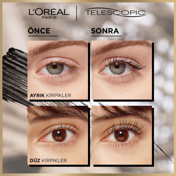 L'Oreal Paris Telescopic Maskara - Siyah - 2
