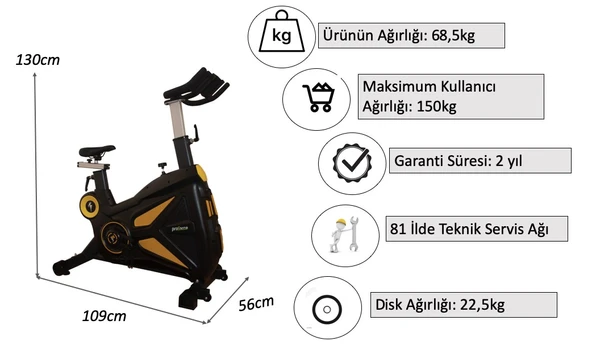 Proforce Ms 300 Spin Bike - Kondisyon Bisikleti - 2