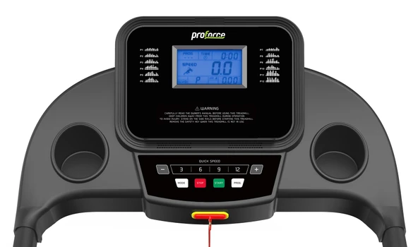 Proforce Zeta Otomatik Eğim Koşu Bandı, Led Ekran, Kolay Kurulum, Katlanabilir, 0-14km/sa - 7
