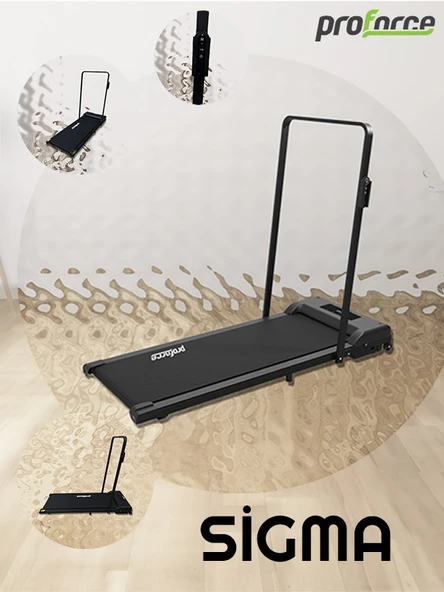 Proforce Sigma Koşu Bandı Uzaktan KumandI Led Ekran, 1.75  HP , Kolay Kurulum, Katlanabilir, 0-8km/sa - 2