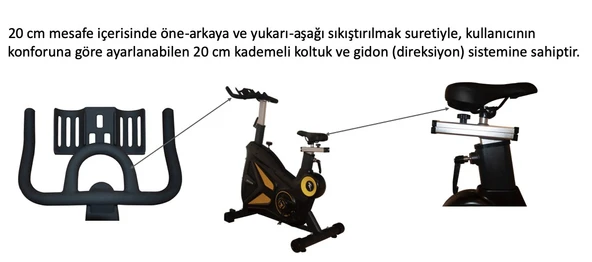 Proforce Ms 300 Spin Bike - Kondisyon Bisikleti - 4