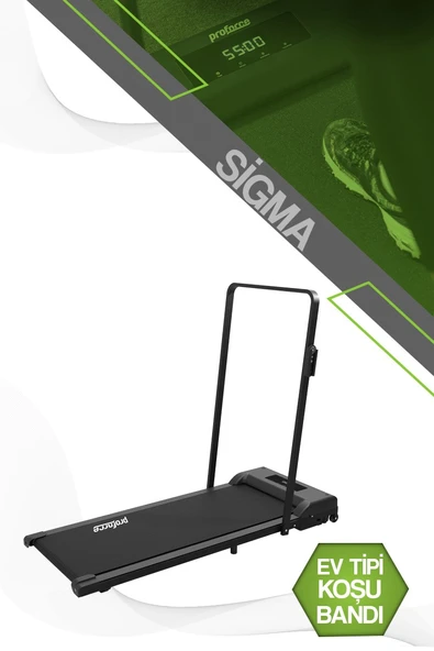 Proforce Sigma Koşu Bandı Uzaktan KumandI Led Ekran, 1.75  HP , Kolay Kurulum, Katlanabilir, 0-8km/sa