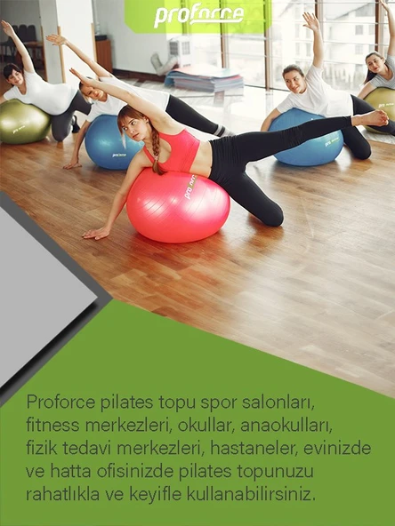 Proforce Plt 75y[yeşil] Cm Pılates Topu 1300 Gr - 3