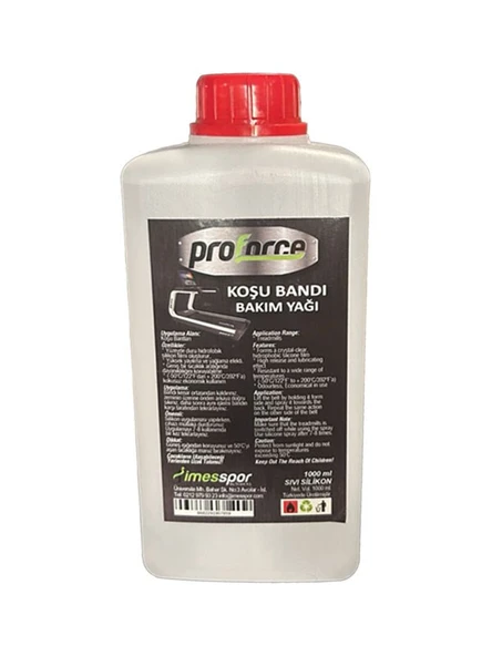 Proforce Koşu Bandı Bakım Silikon Yağı -1 Litre Tek Adet - 2