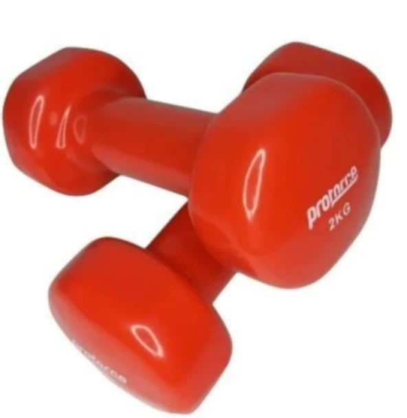 Proforce Vdb Dışı Vinil Kaplı Içi Çelik Döküm Ağırlık Dambıl 2 Kg -tek Adet - 4