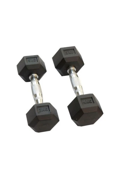 Proforce Çelik Ağırlık, Metal Tutma Yerlerine Sahip Tekli Dambıl- 2.5 Kg Tekli - 1