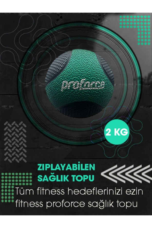 Proforce Zıplayan Sağlık Topu 2 Kg St2