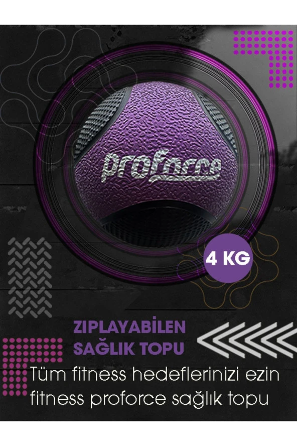 Proforce Zıplayan Sağlık Topu 4 Kg St4