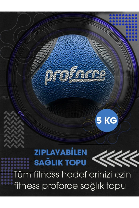Proforce Proforce Zıplayan Sağlık Topu 5 Kg St5