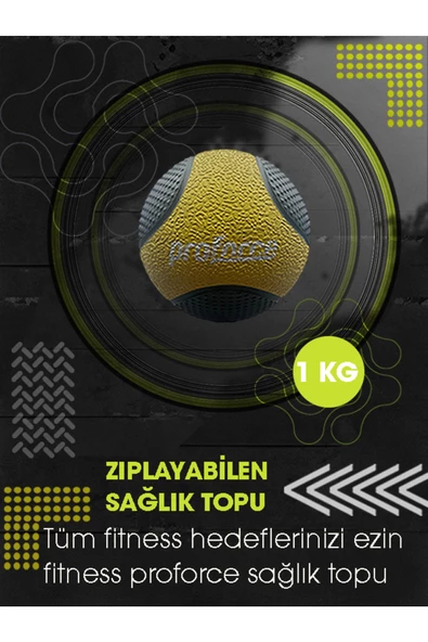 Proforce Zıplayan Sağlık Topu 1 Kg St1