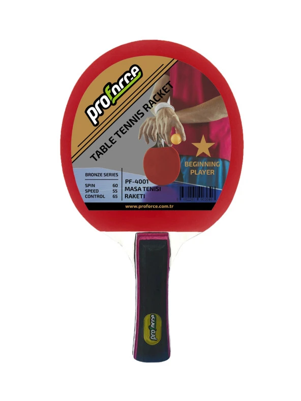 Proforce Masa Tenisi Raketi Ve Kılıfı 1 Yıldız Pf 4001