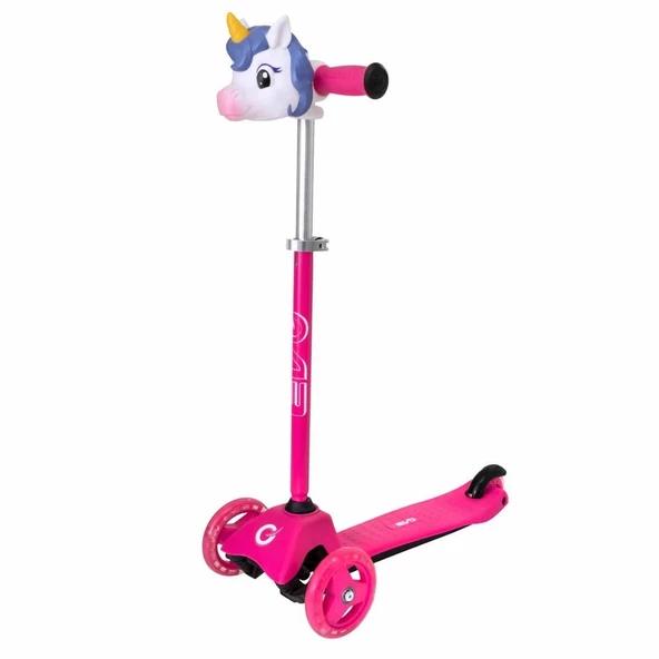 Evo 3 Tekerlekli Unicorn Işıklı Mini Cruiser Scooter