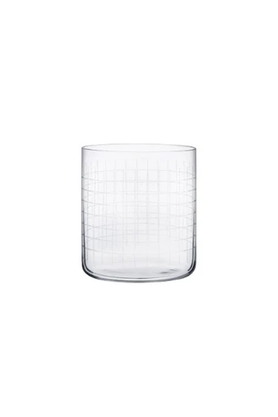 Paşabahçe Nude Glass Finesse Grid 4 Lü  Dof Viski Bardağı Seti 390CC D 4 HK - Resim 3