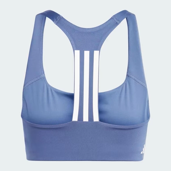 Adidas IT6629 Power Impact Train Medium-Support 3-Stripes Bra Lila - 6