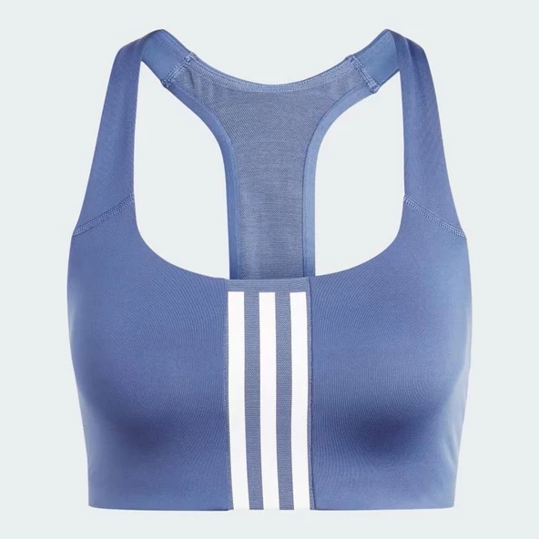 Adidas IT6629 Power Impact Train Medium-Support 3-Stripes Bra Lila - 5