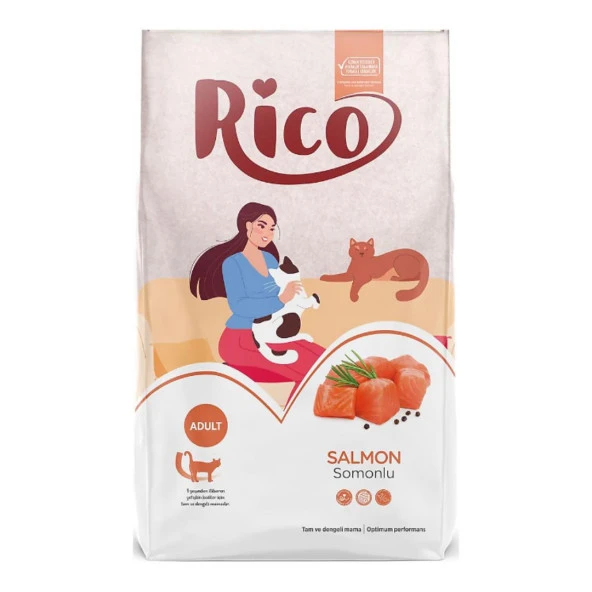 Rico Somonlu Yetişkin Kedi Maması 15 kg