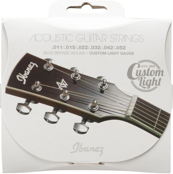 Ibanez IACS62C Bronze Custom Light Akustik Gitar Teli 11-52 SET