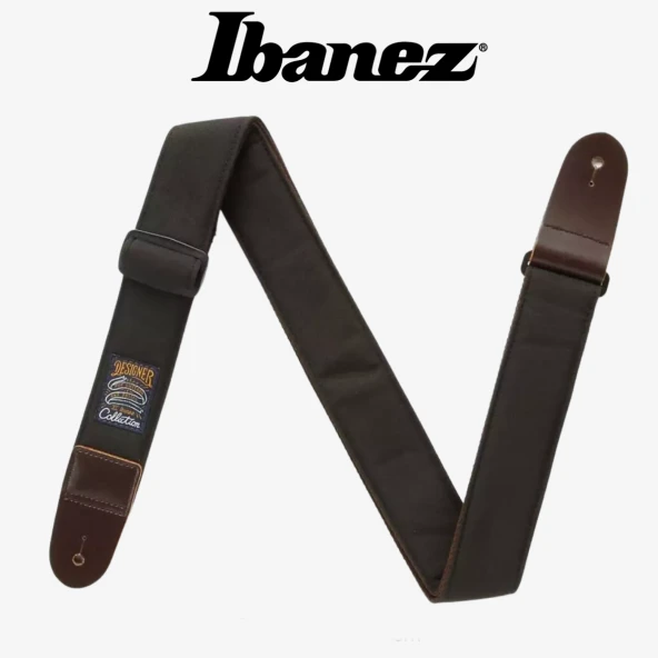 Ibanez DCS50-BK Designer Collection Straps BK - Black Gitar Askısı