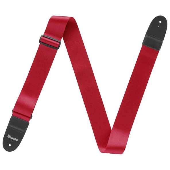 Ibanez GS64-RD Guitar Strap Red - Gitar Askısı Parlak Kırmızı 170 cm