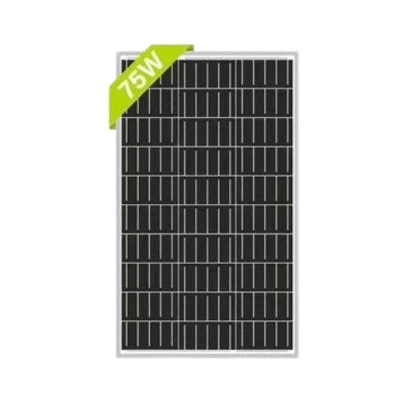 75W 12V Monokristal Solar Panel