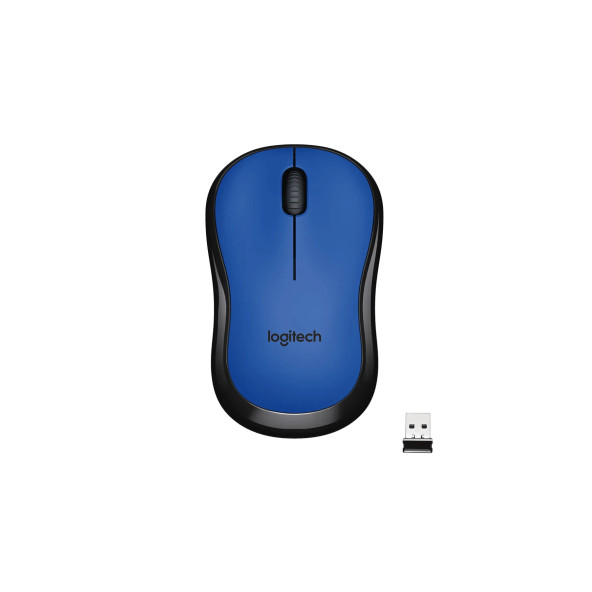 logitech M220 Sessiz Kompakt Kablosuz Mouse - Mavi