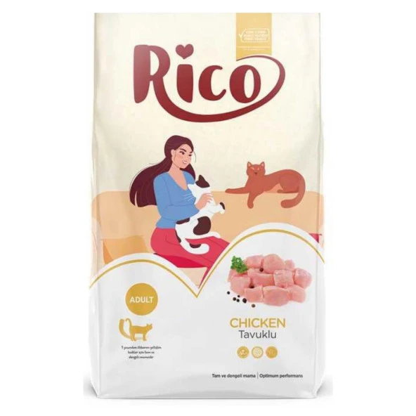 Rico Tavuklu Yetişkin Kedi Maması 15 Kg