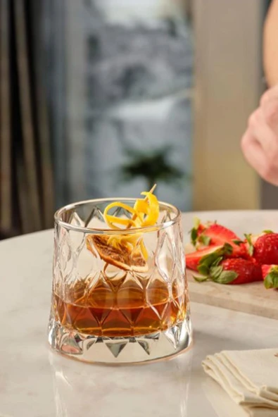 Paşabahçe 420194 Leafy Viski Bardağı 4'lü 300 cc ürün görseli 1