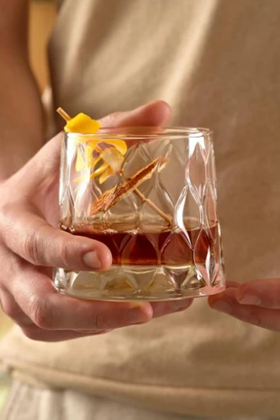 Paşabahçe 420194 Leafy Viski Bardağı 4'lü 300 cc - Resim 2