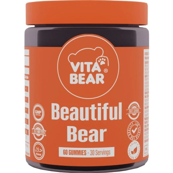 Beautiful Bear Cilt Vitamini 60 Adet