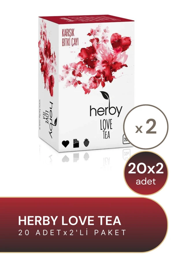 Herby Love Tea 20'li Bitki Çayı-2 Adet