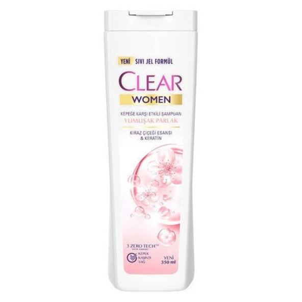Clear Women Yumuşak ve Parlak Şampuan 350 ml