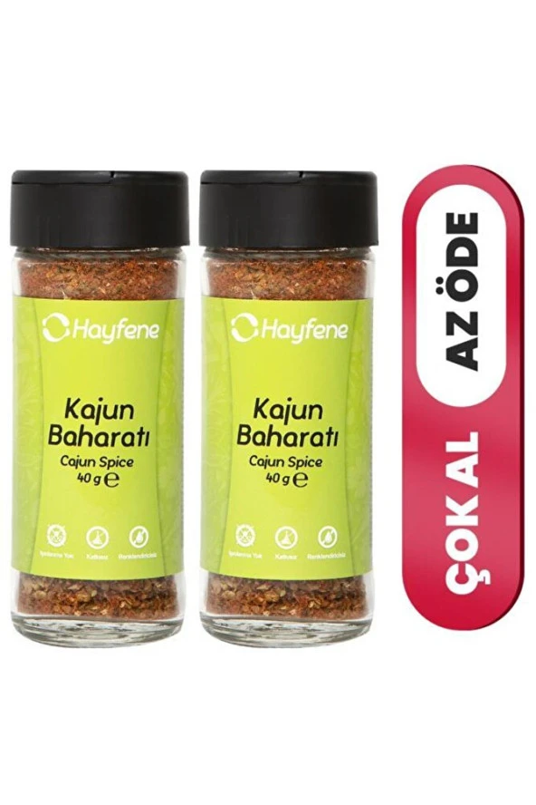 Kajun Baharatı 40 G - 2'li Set