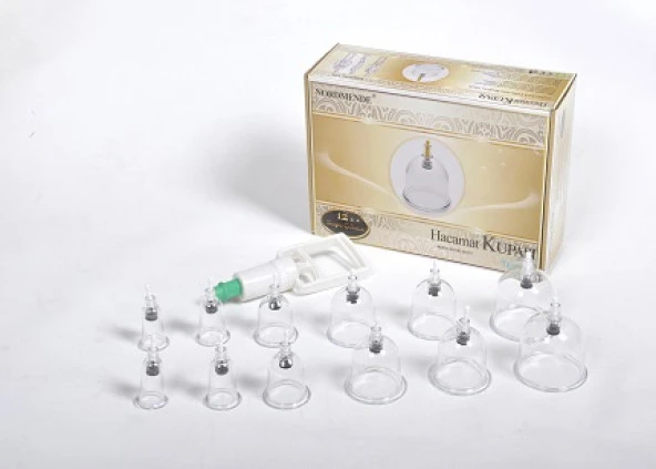 100 Adet Hacamat Kupası 1 Adet Flaster 1 Adet pompa.