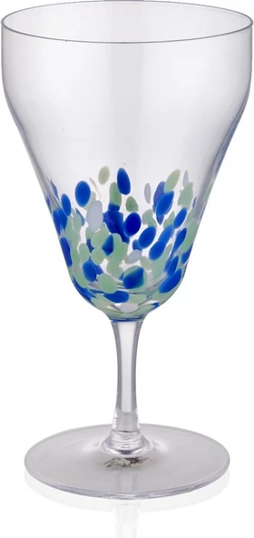 The Mia El Boyaması Şarap Kadehi 300 ml