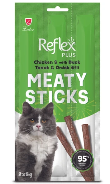 Reflex Sticks Kedi Ödülü Tavuk ve Ördek 3x5 Gr