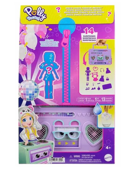 Polly Pocket Disko Dansı Eğlenceli Kıyafetler Oyun Seti HRD65