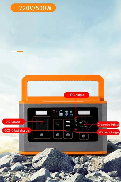 Taşınabilir Güç Kaynağı – Acil Durum, Kamp, Tekne, Wireless Şarjlı Batarya ve LED Aydınlatma Ünitesi - 4