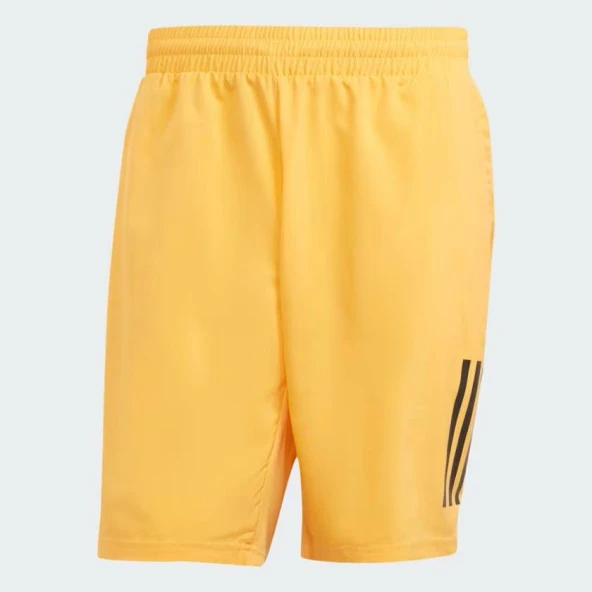 Adidas IP1889 - 7 Club 3-Stripes Tenis Shorts Erkek Sarı Şort - 4