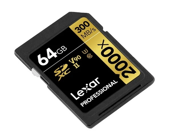 Lexar 64Gb 300Mb/s 2000x V90 U3 UHS-II SDHC 4K Hafıza Kartı - 3