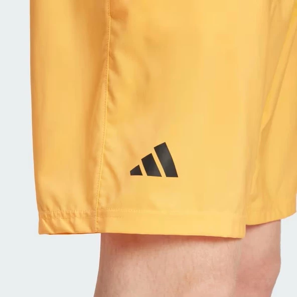 Adidas IP1889 - 9 Club 3-Stripes Tenis Shorts Erkek Sarı Şort - 5